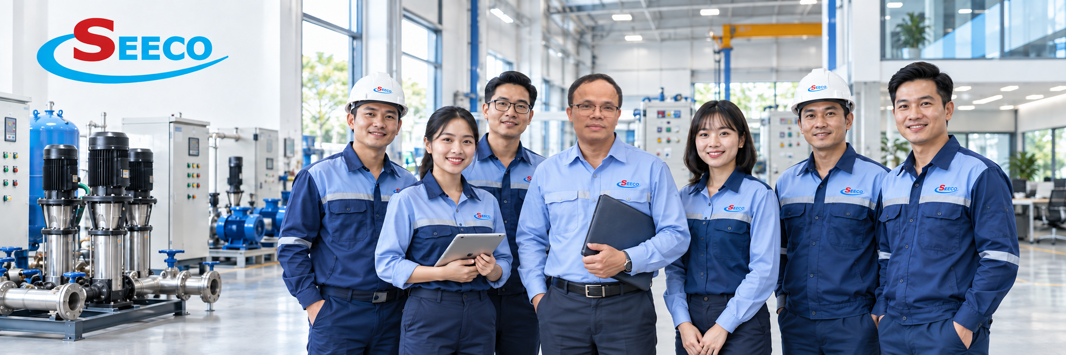 Đội ngũ SEECO tại nhà xưởng